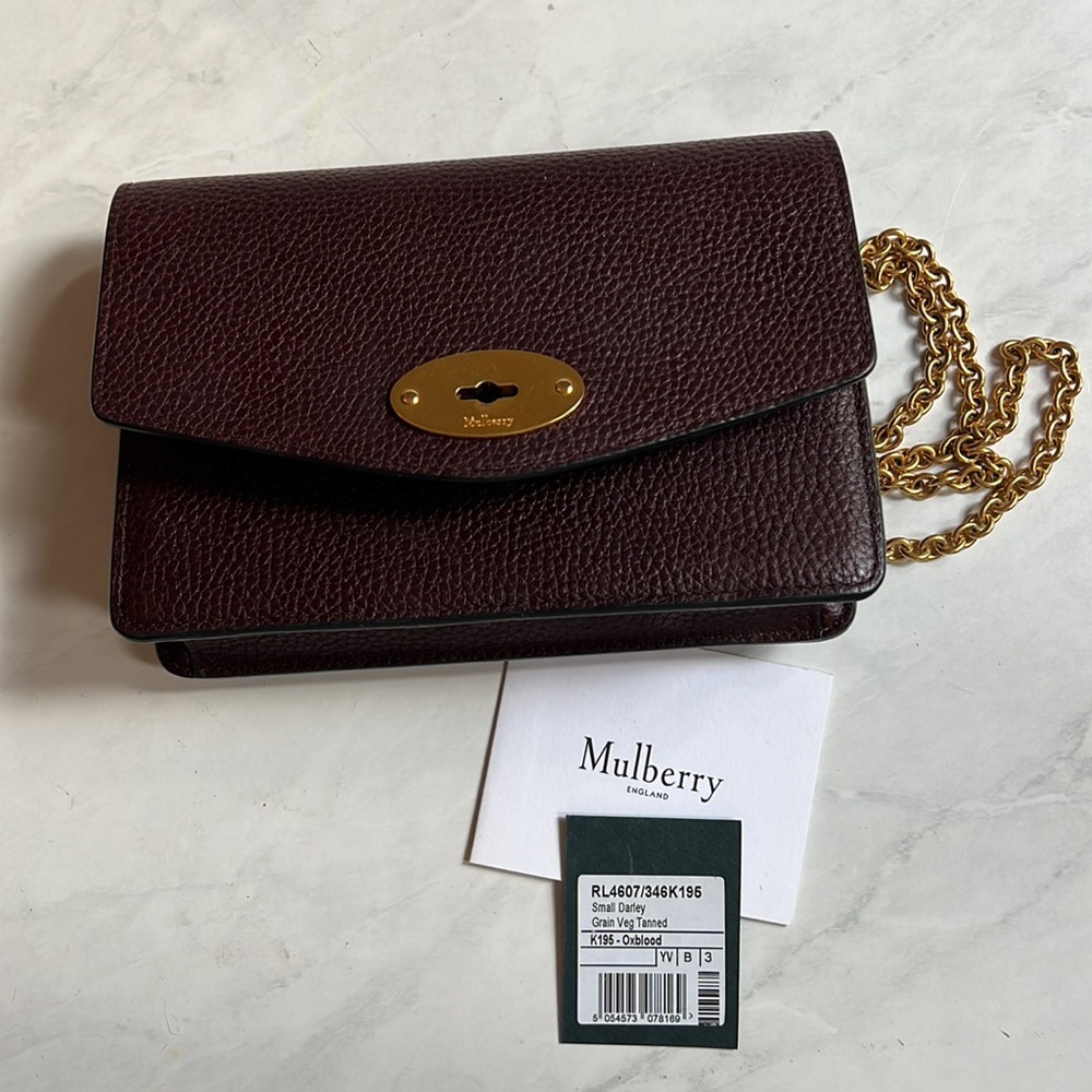 EUC Mulberry Small Darley crossbody clutch bag